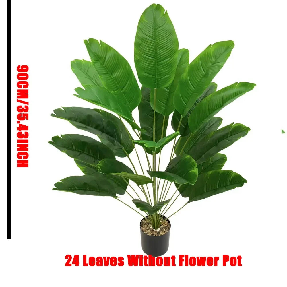 Artificial Palm Tree 18 Leaves Real Touch Home Decor