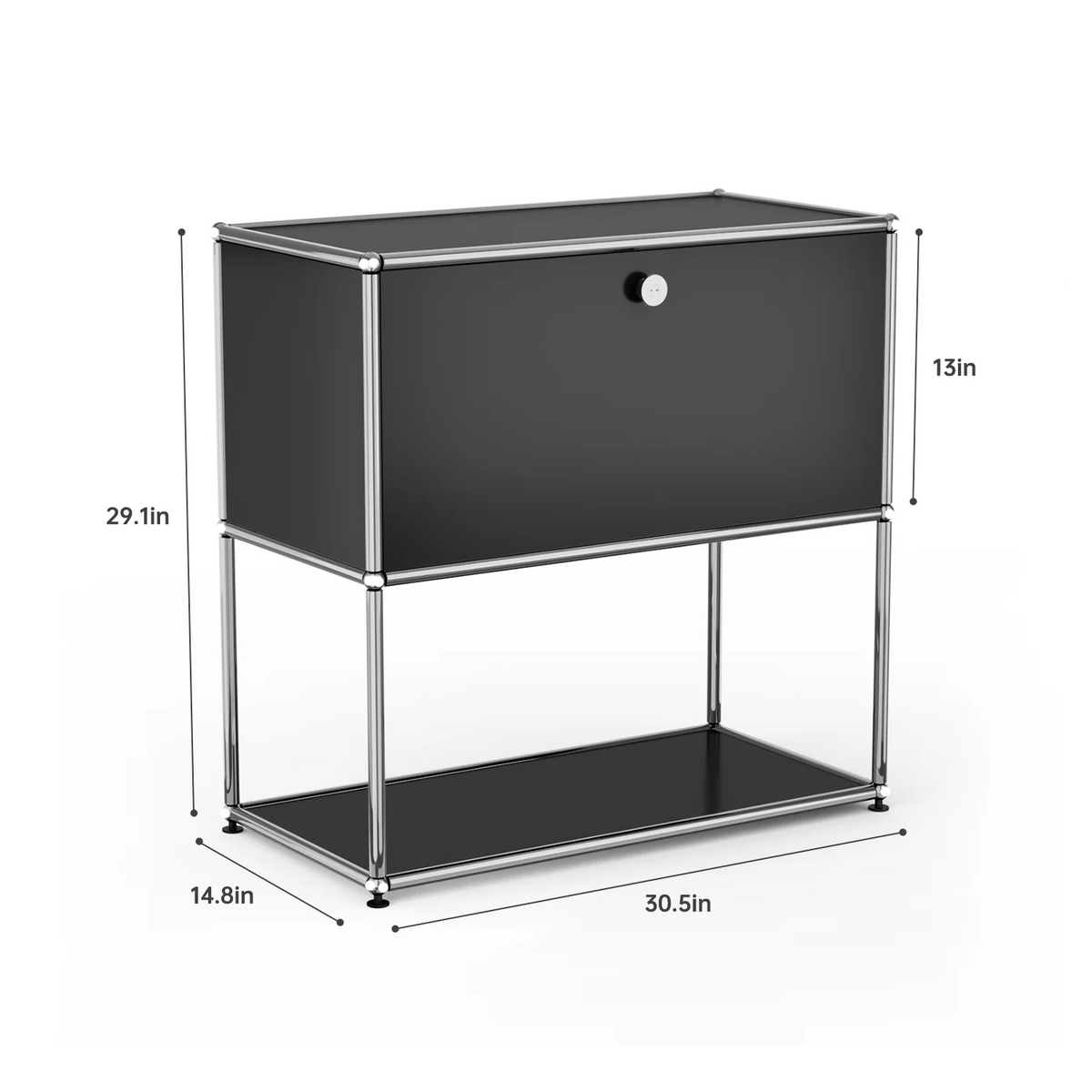 Modern Modular Metal Storage Cabinet Freestanding Sideboard Display Organizer For Living Room Bedroom Entryway Home Furniture