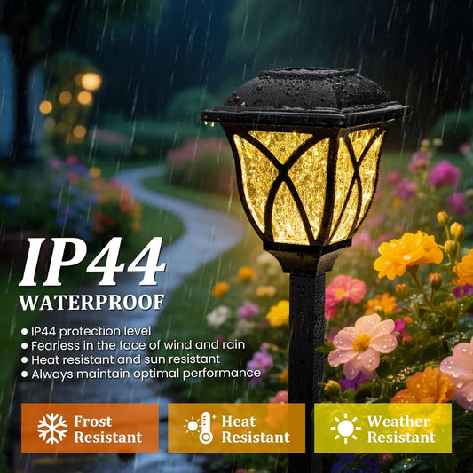 Solar Hollow Lawn Lights Outdoor LED Garden Path Lights