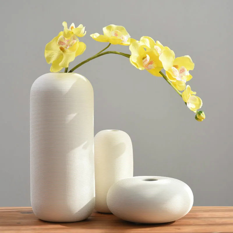 Enhancement Nordic Ceramic Flower Vase European Style Porcelain Table Decor