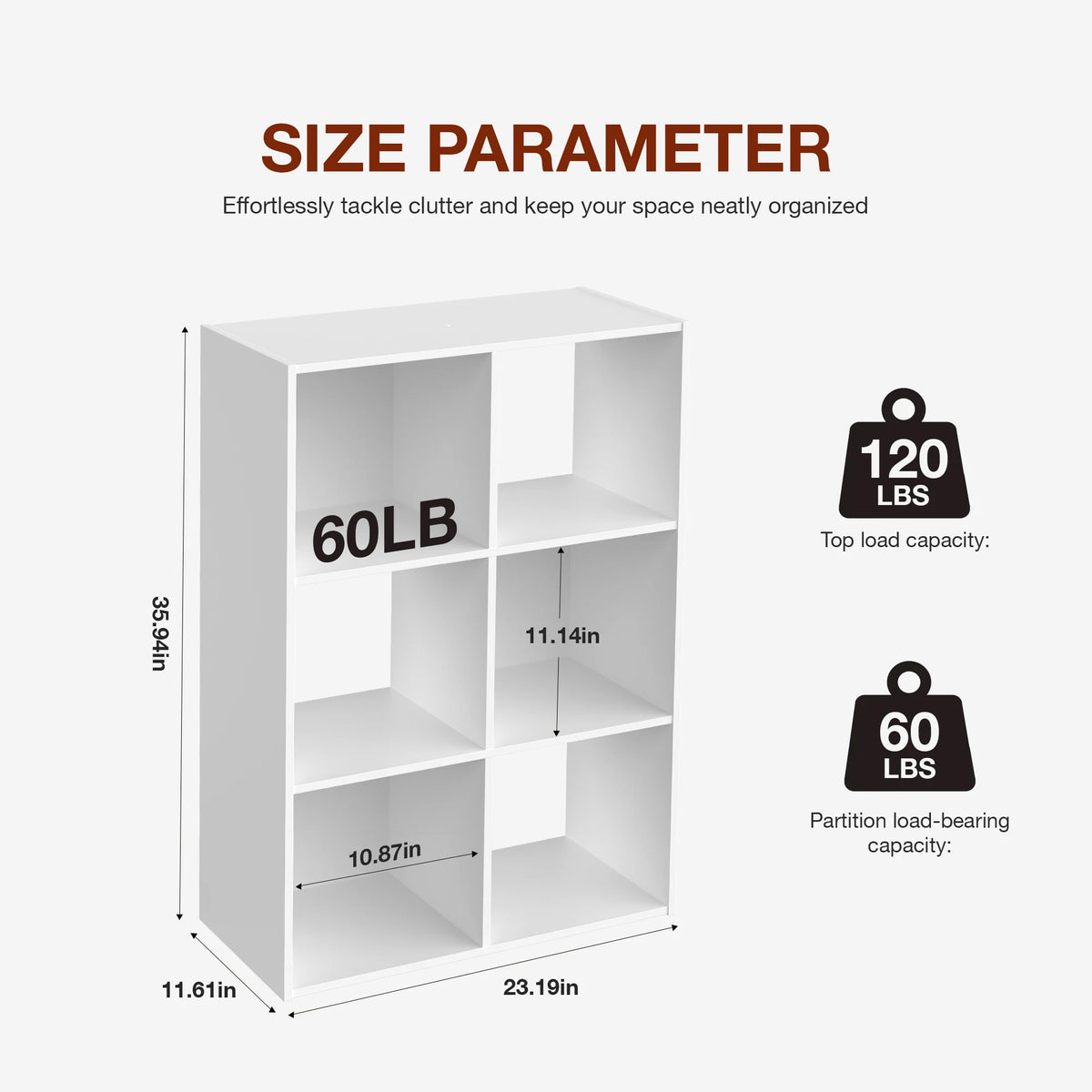 JHK Modern Wooden Storage Bookcase For Home Office Shelves