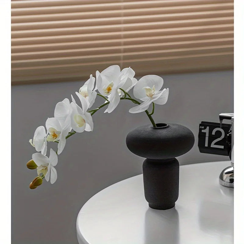 CZSAE Minimalist Ceramic Vase Wabi Sabi Unglazed Centerpiece Living Room Decor