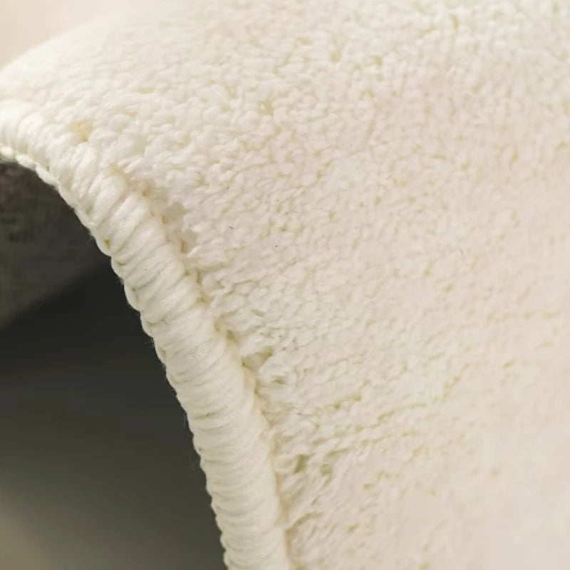 French Style Plush Rug For Living Room And Bedroom Washable