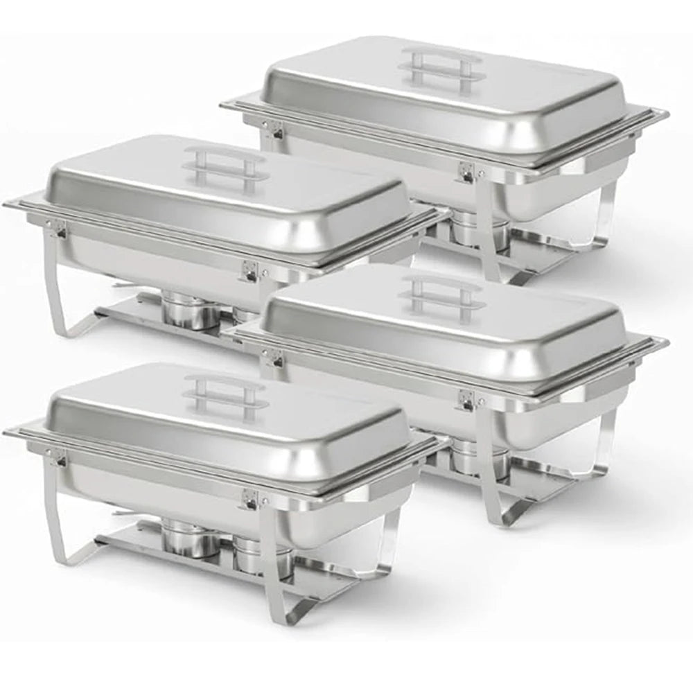 Electric Stainless Steel Chafing Dish Buffet Set For Catering