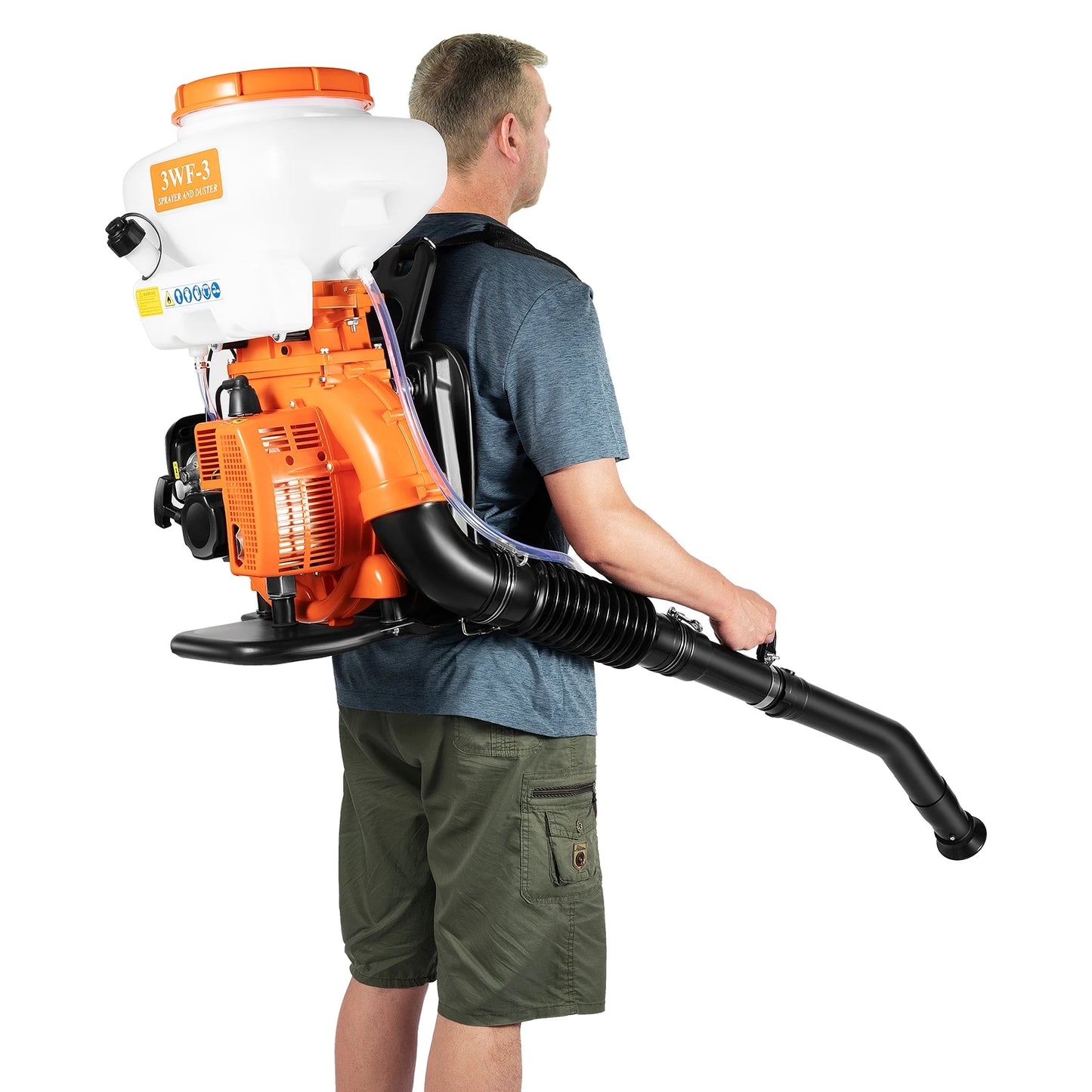 Bymaocar Gas Powered Backpack Sprayer With 2 Stroke Engine