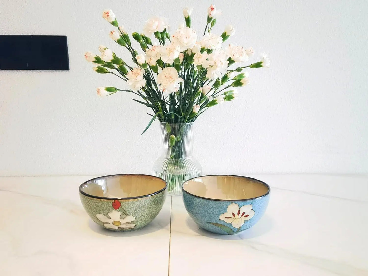 Ceramic Bowls Set Of 4 Microwave And Dishwasher Safe
