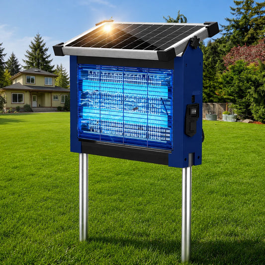 Solar Mosquito Zapper Outdoor Waterproof Dual Solar USB Rechargeable