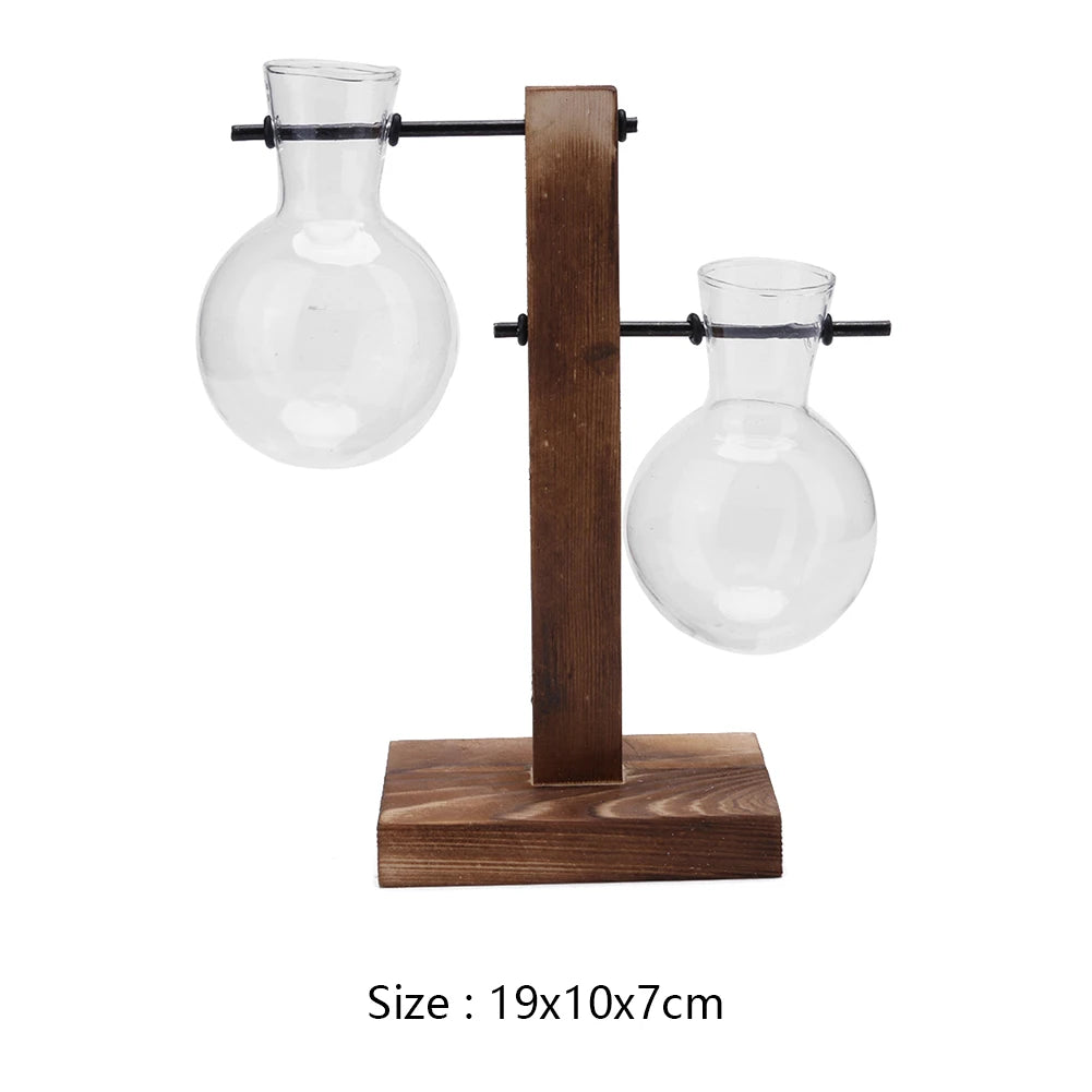 Bonsai Flower Pot Bulb Glass Plant Propagation Station Hydroponic Plant Vase for Home Office Decoration Plant Lover Gifts