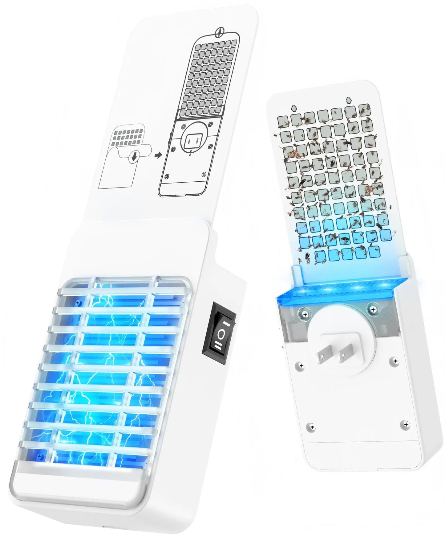 Solar Bug Zapper Outdoor 4200V Three In One Mosquito Zapper
