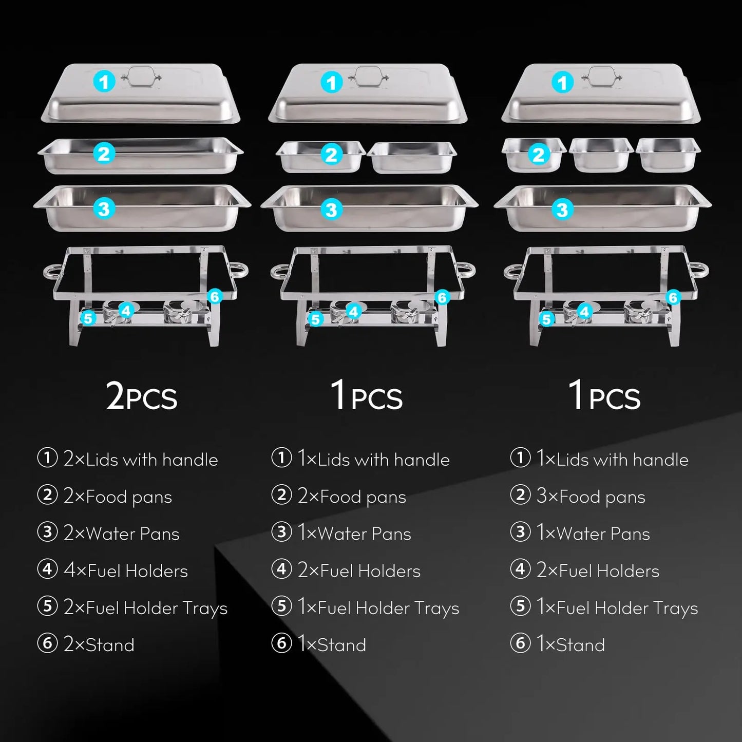 JETTING Chafing Dish Buffet Set Stainless Steel Food Warmers
