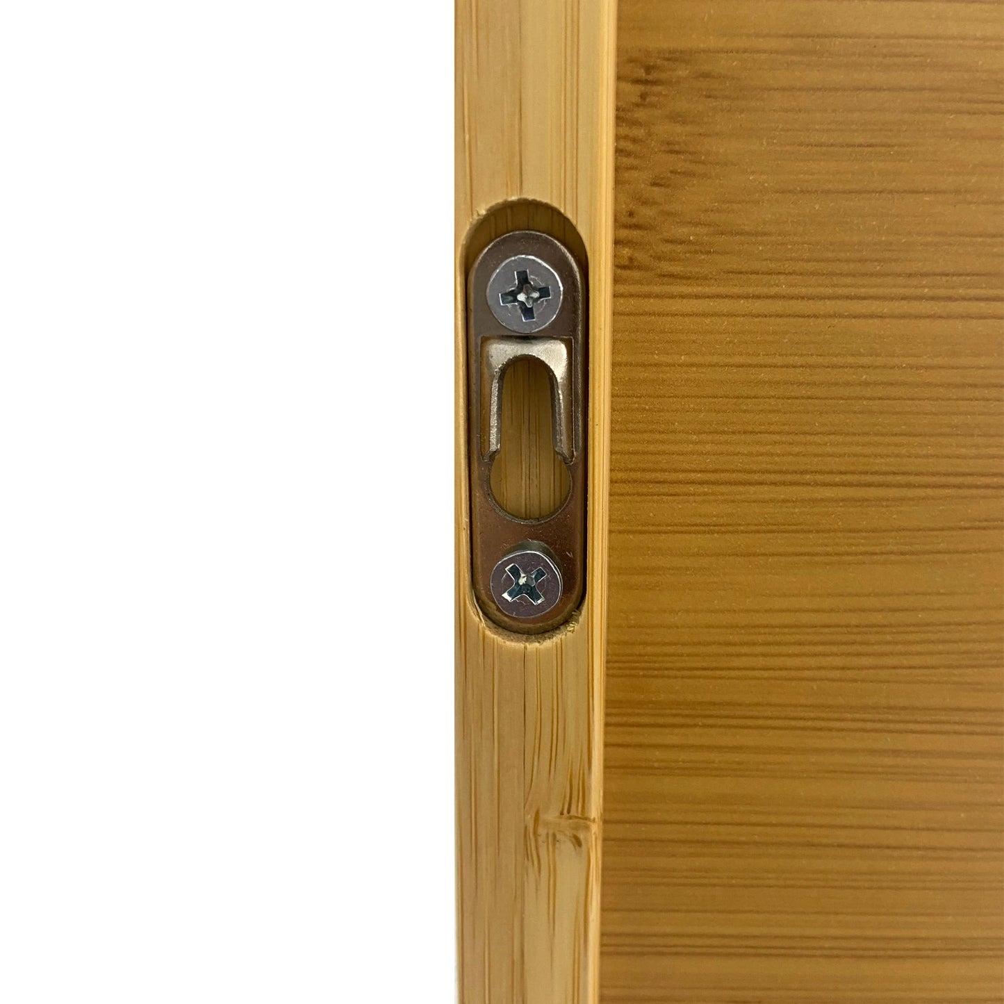 Bamboo Wall Cabinet For Bathroom And Kitchen, 3 Shelves, 2 Doors
