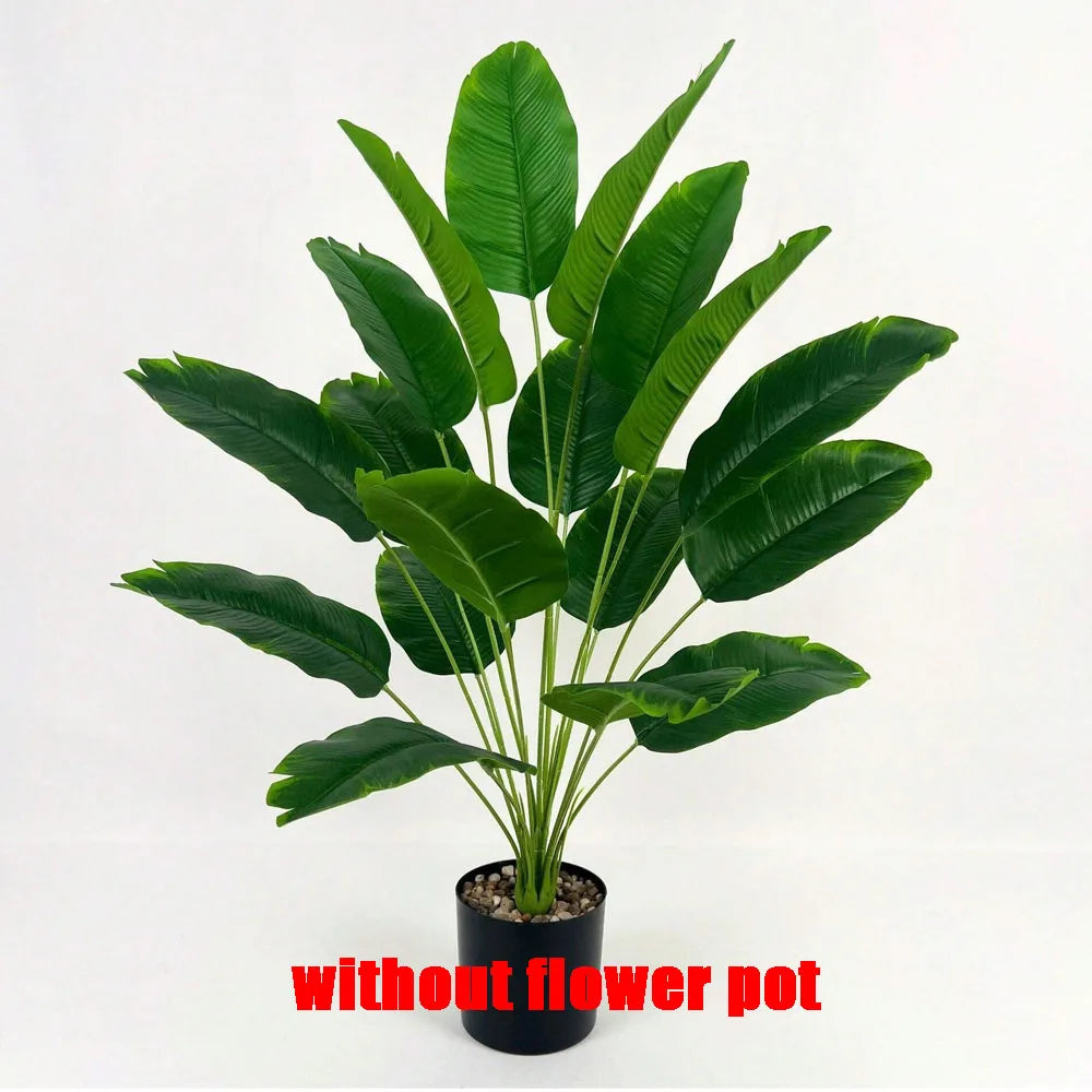 Artificial Palm Tree 18 Leaves Real Touch Home Decor
