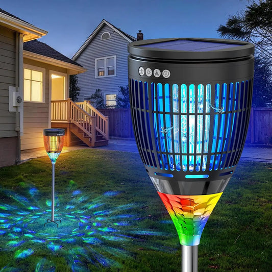 Solar Bug Zapper Outdoor 4200V Three In One Mosquito Zapper
