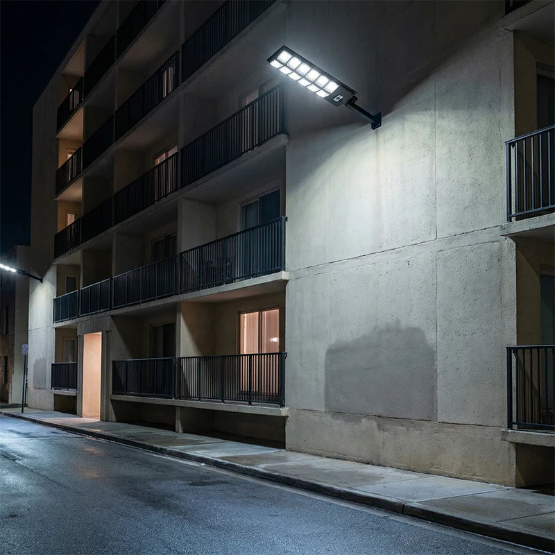 FAMCDC 504 LED Solar Wall Light With Motion Sensor Outdoor And 3 Modes