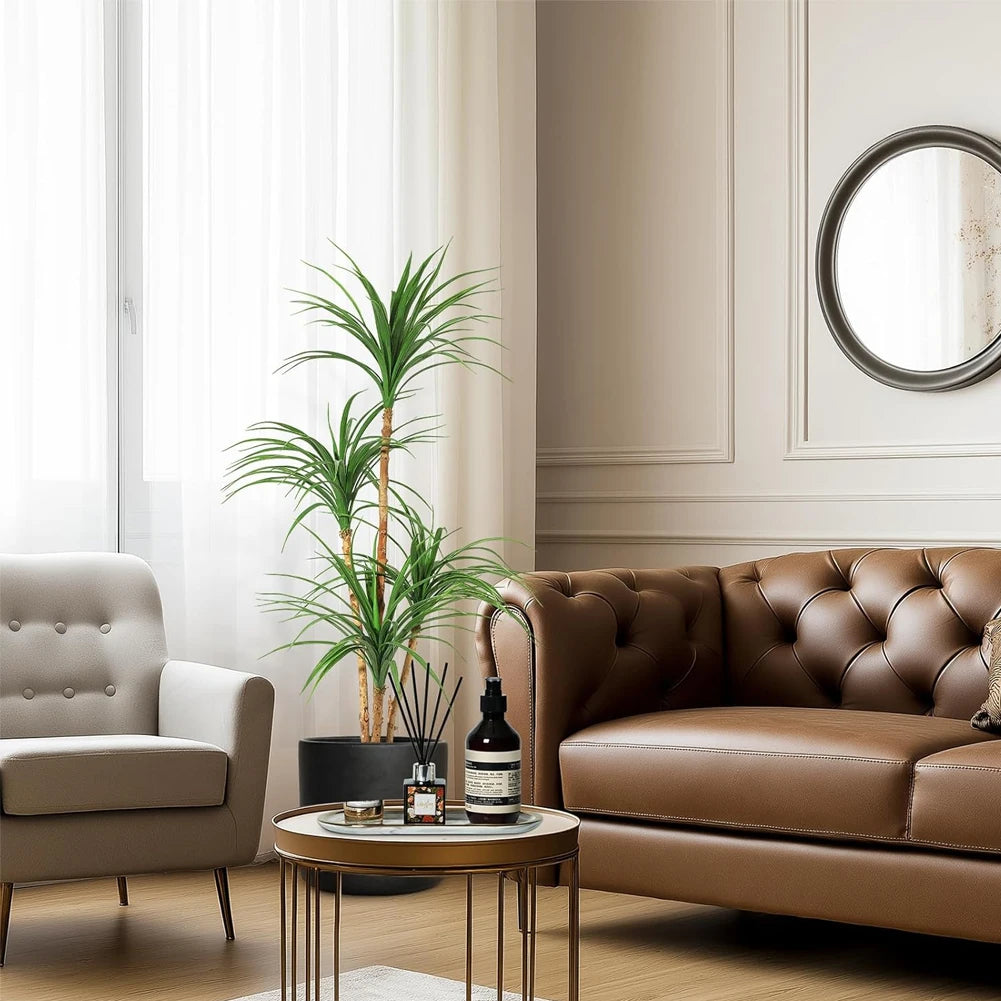 Studyset Artificial Dracaena Tree Indoor Decor Lifelike Tall Faux Plant