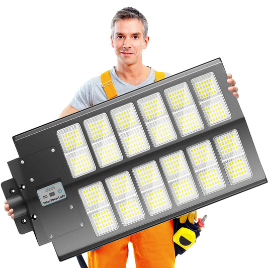 Six Thousand Watt Waterproof Solar Street Light With Motion Sensor