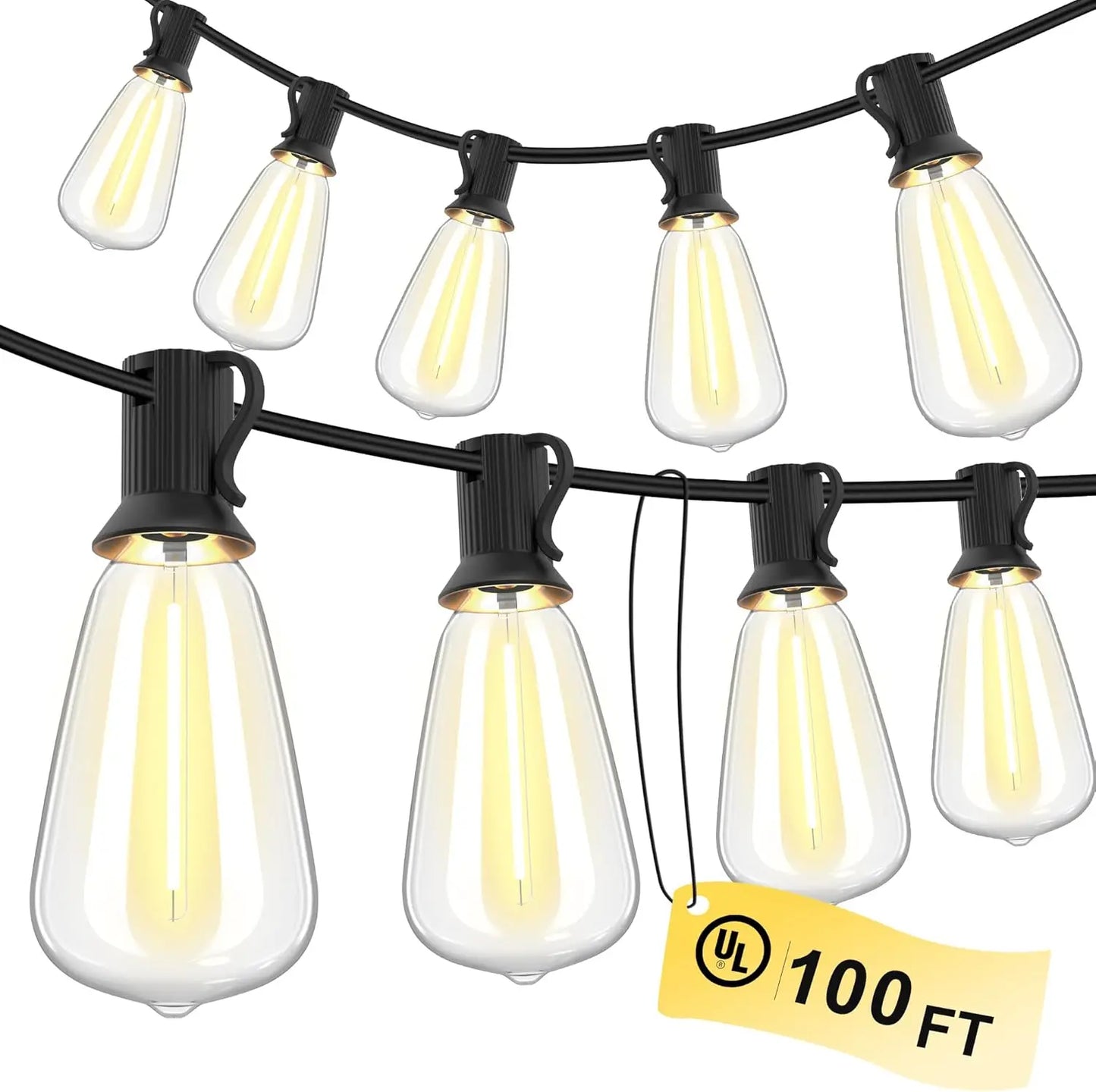 MIMIRGB Outdoor String Lights LED Waterproof Dimmable