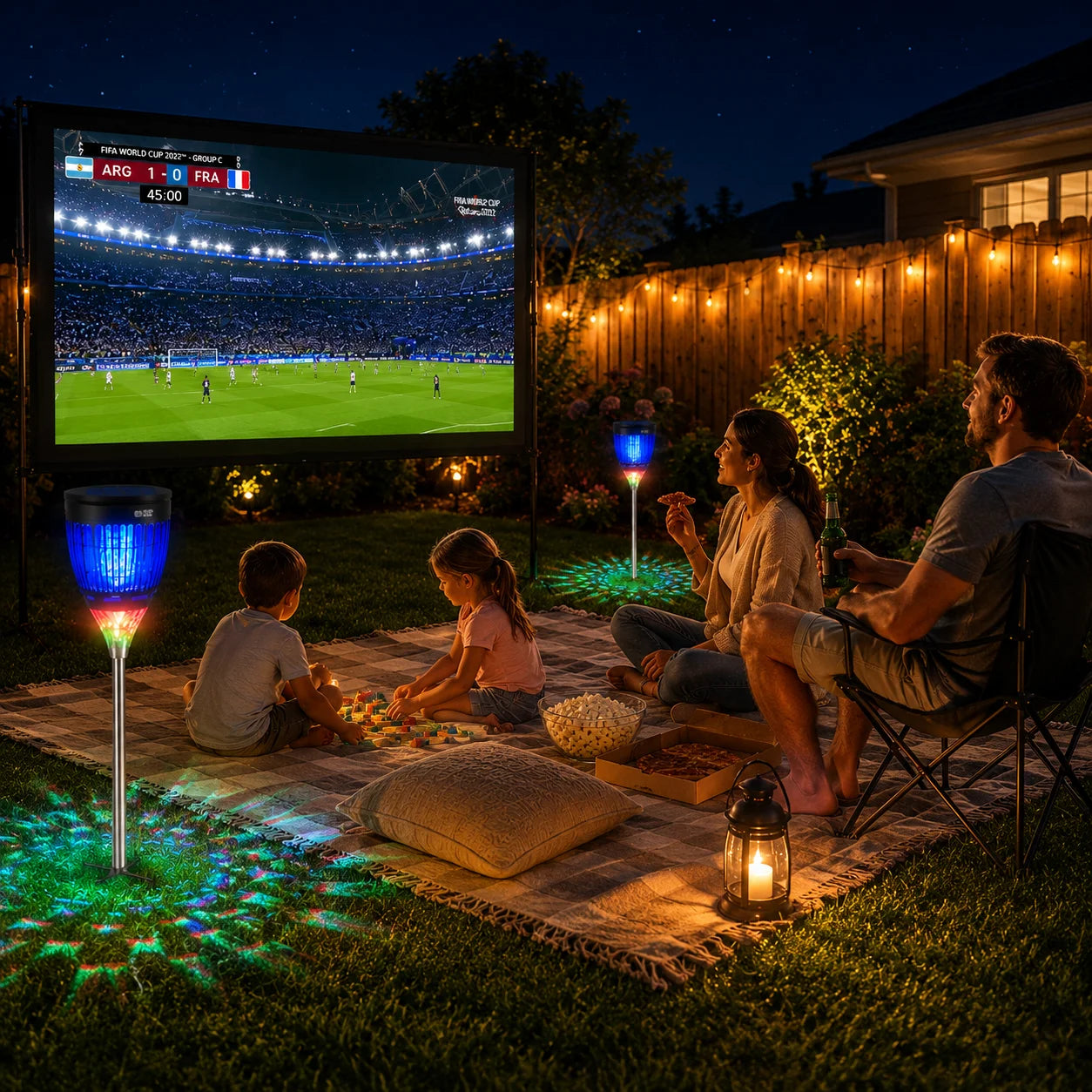 Solar Bug Zapper Outdoor 4200V Three In One Mosquito Zapper