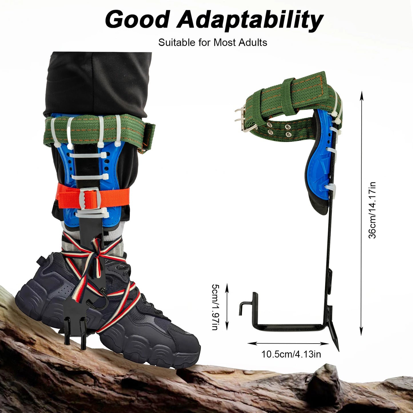 Tree Climbing Tools Kit With Safety Belt And Foot Pedal