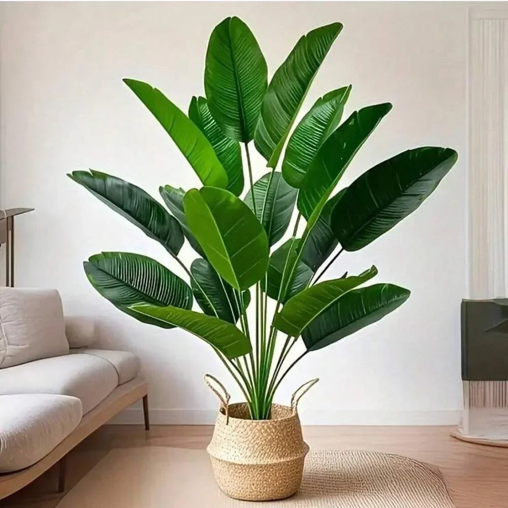 Artificial Palm Tree 18 Leaves Real Touch Home Decor