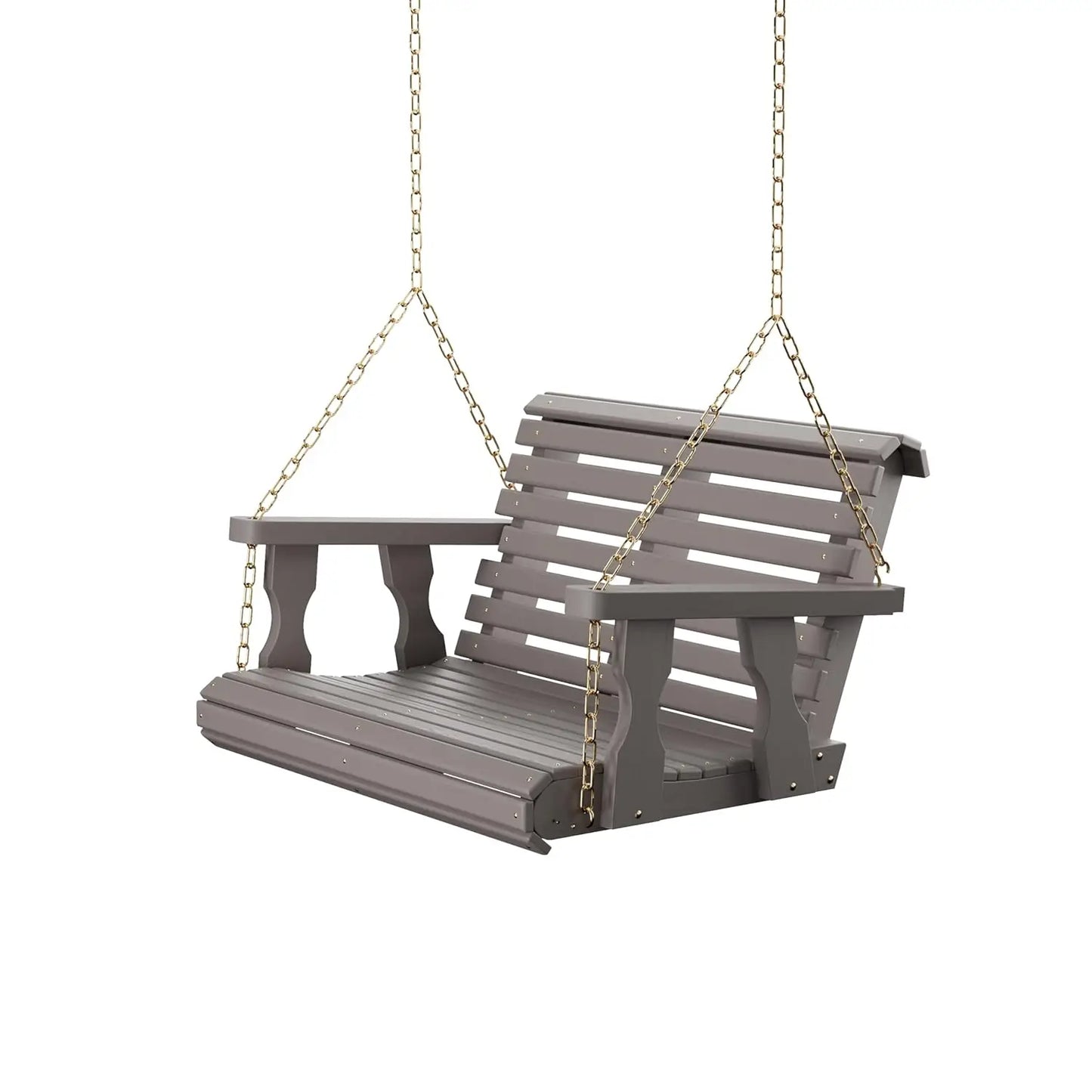 Heavy Duty 700Lb Rollback Porch Swing With Chains Outdoor