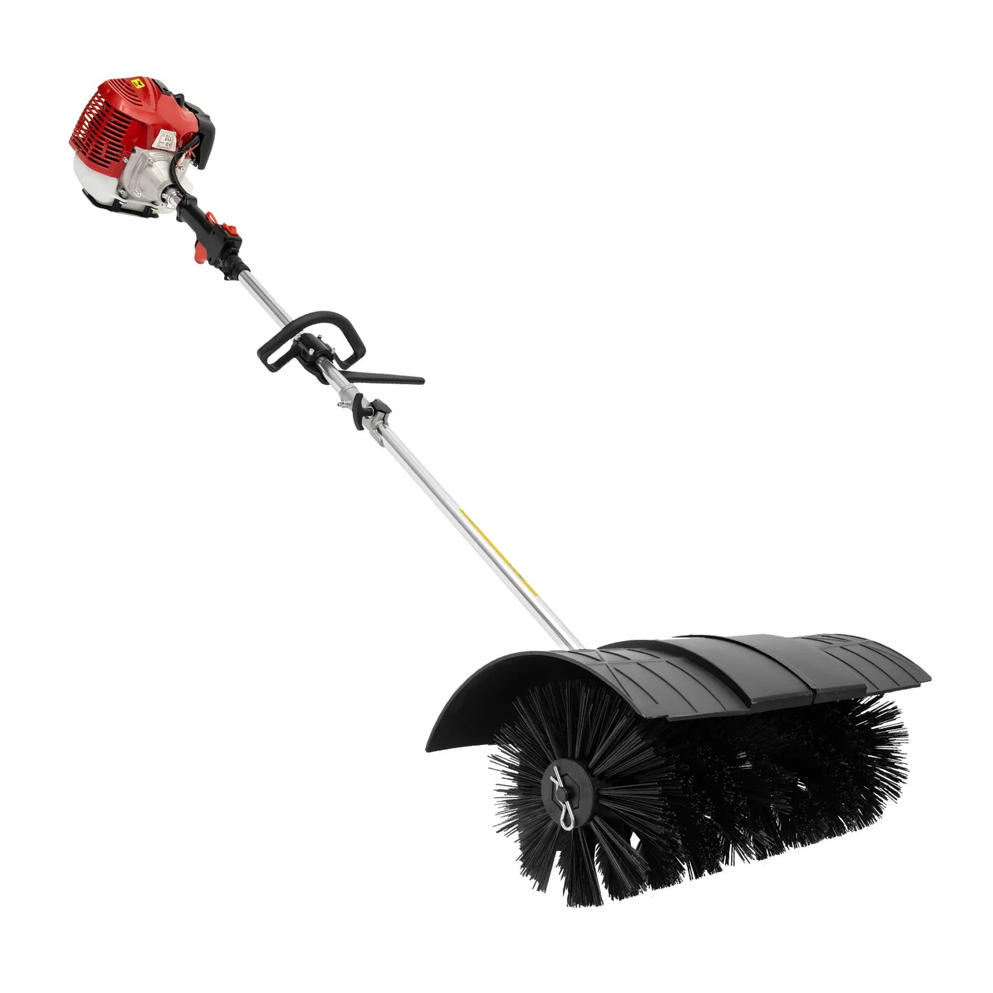 1700W 52CC Handheld Sweeper Gasoline Powered Broom Sweeper Lawn Cleaning Sweeping Machine  Handheld Lawn Sweeper