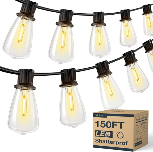 MIMIRGB Outdoor String Lights LED Waterproof Dimmable