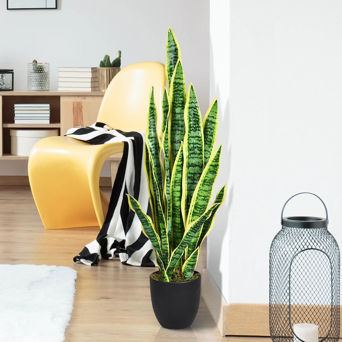 LIFEZEAL Artificial Snake Plant Sansevieria Indoor Outdoor Decoration