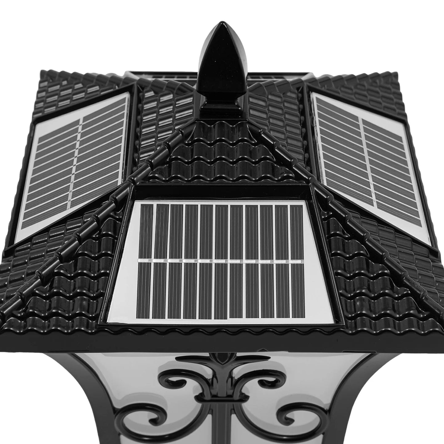 Outdoor Solar Post Light IP44 Waterproof, Remote Control