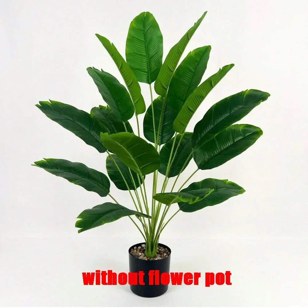 Artificial Palm Tree 18 Leaves Real Touch Home Decor