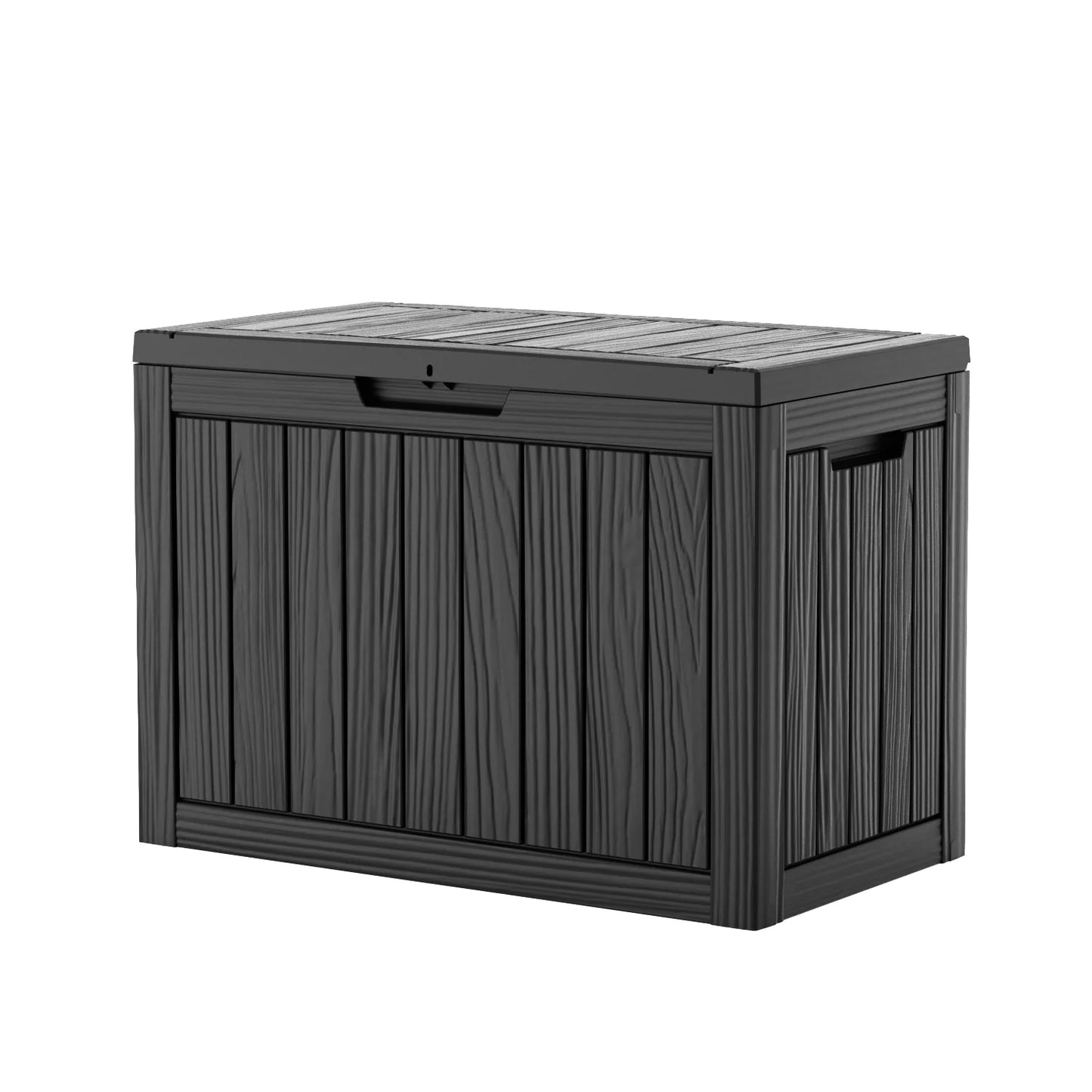 Waterproof Outdoor Resin Deck Box Lockable Weather Resistant Storage