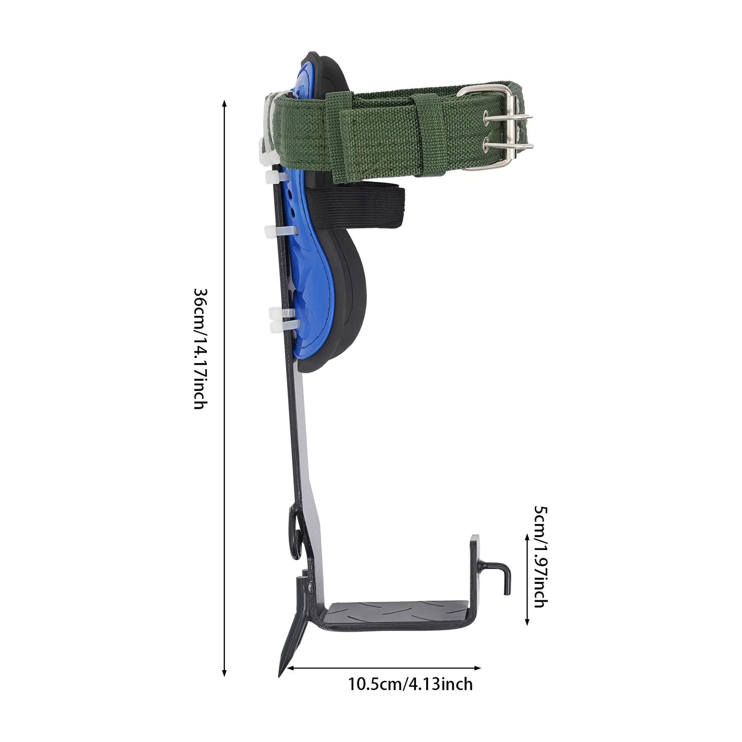 Tree Climbing Spikes Set With Pole Climbing Gaffs And Rope