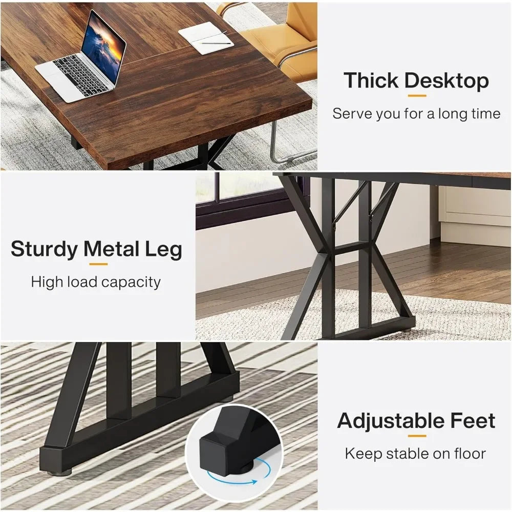 XMSJ Executive Desk for Office and Study