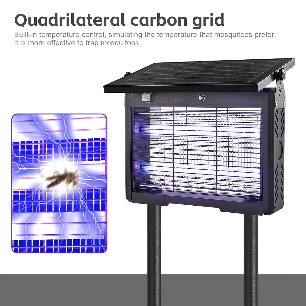 Outdoor Solar Mosquito Repellent Device and Killer Lamp
