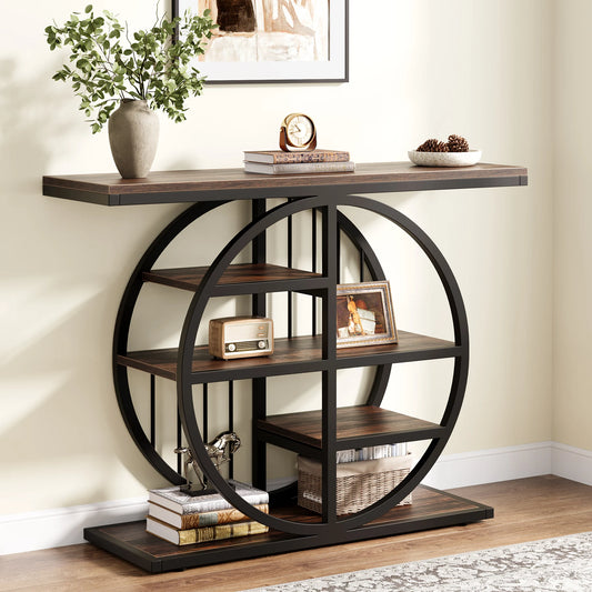 Tribesigns Console Table Industrial Narrow Hallway Sofa Table