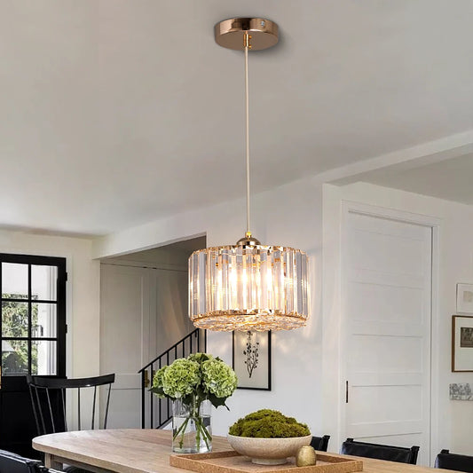 Modern Pendant  Light Luxury Chandelier Led Crystal Ceiling Lamp Bedroom Lustre Dining Table Kitchen Island Fixtures Home Decor