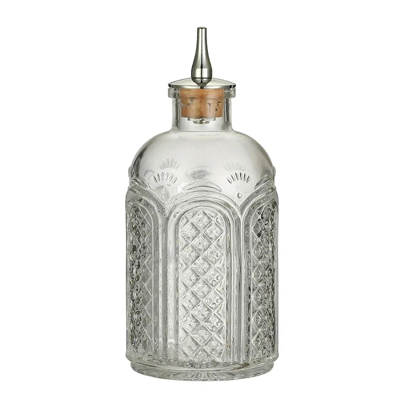Vintage Cocktail Bitters Bottle with Dasher Top Professional Bar Accessory Bar Tool