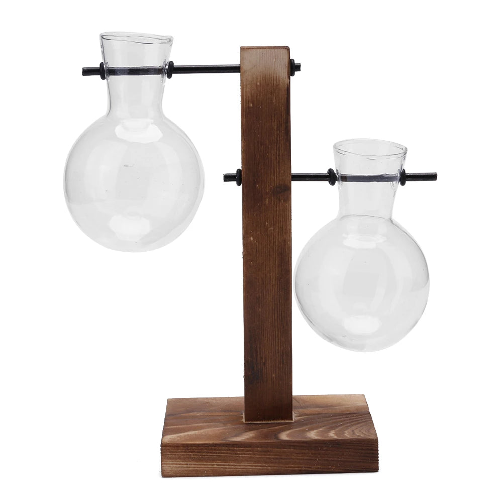 Bonsai Flower Pot Bulb Glass Plant Propagation Station Hydroponic Plant Vase for Home Office Decoration Plant Lover Gifts