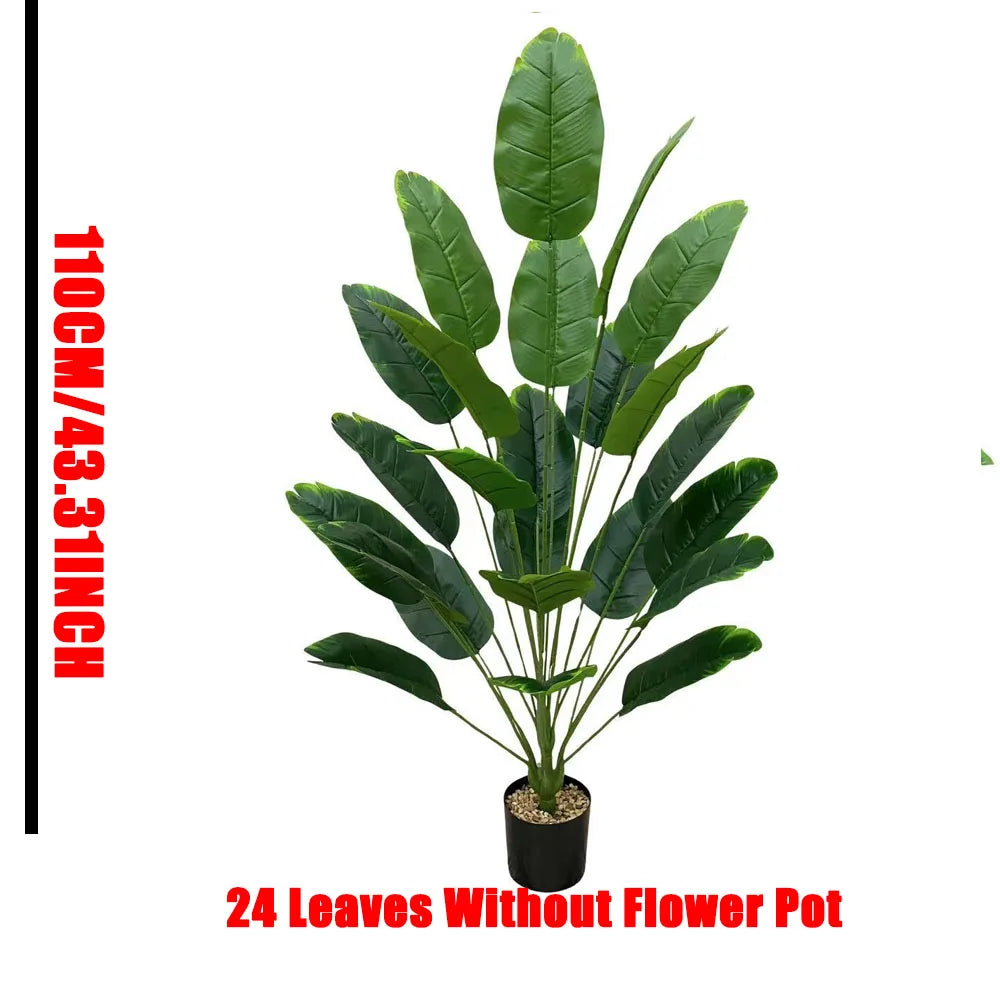 Artificial Palm Tree 18 Leaves Real Touch Home Decor